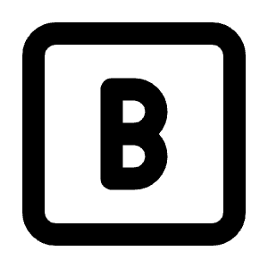 Square Letter B Icon from Tabler Line Set