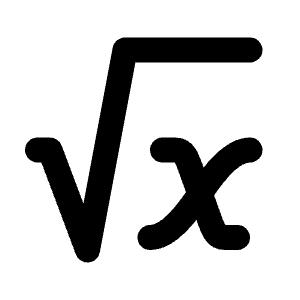 Square Root 2 Icon from Tabler Line Set