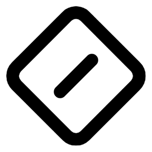Square Rotated Forbid Icon from Tabler Line Set
