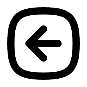 Square Rounded Arrow Left Icon from Tabler Line Set