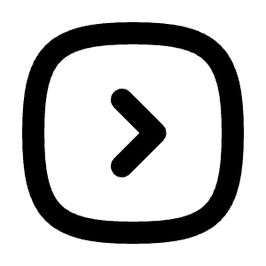 Square Rounded Chevron Right Icon from Tabler Line Set