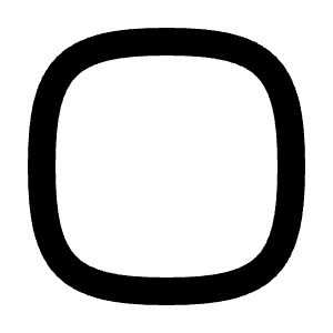 Square Rounded Icon from Tabler Line Set