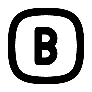 Square Rounded Letter B Icon from Tabler Line Set