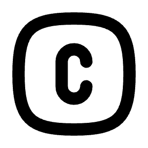 Square Rounded Letter C Icon from Tabler Line Set