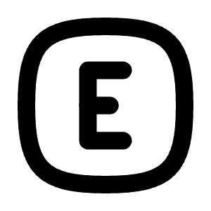 Square Rounded Letter E Icon from Tabler Line Set