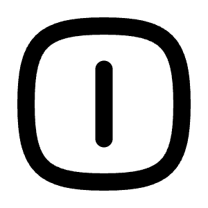 Square Rounded Letter I Icon from Tabler Line Set
