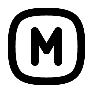 Square Rounded Letter M Icon from Tabler Line Set