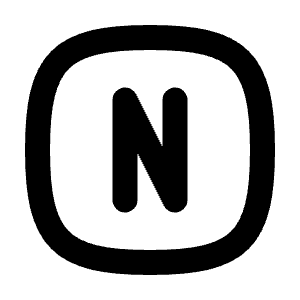 Square Rounded Letter N Icon from Tabler Line Set