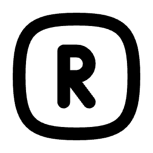 Square Rounded Letter R Icon from Tabler Line Set