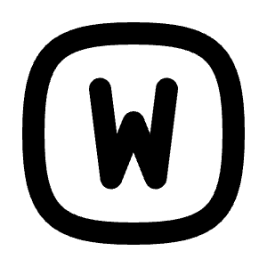 Square Rounded Letter W Icon from Tabler Line Set