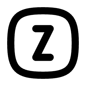 Square Rounded Letter Z Icon from Tabler Line Set