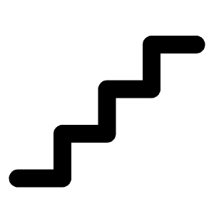 Stairs Icon from Tabler Line Set