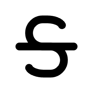 Strikethrough Icon from Tabler Line Set