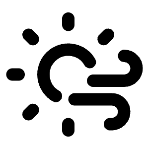 Sun Wind Icon from Tabler Line Set