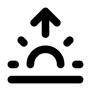 Sunrise Icon from Tabler Line Set