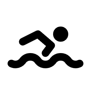 Swimming Icon from Tabler Line Set