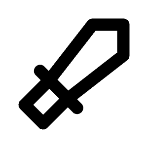 Sword Icon from Tabler Line Set