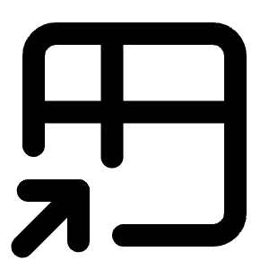 Table Shortcut Icon from Tabler Line Set
