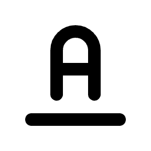 Text Color Icon from Tabler Line Set