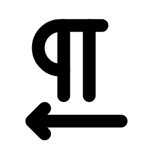 Text Direction Rtl Icon from Tabler Line Set