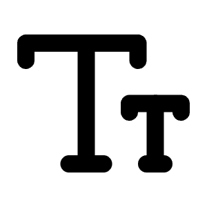 Text Size Icon from Tabler Line Set