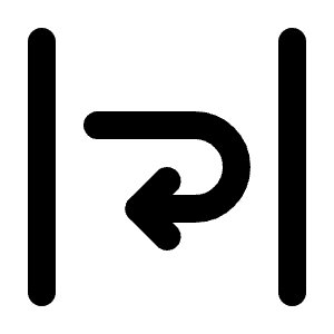 Text Wrap Column Icon from Tabler Line Set