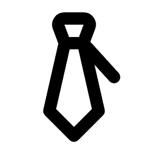 Tie Icon from Tabler Line Set