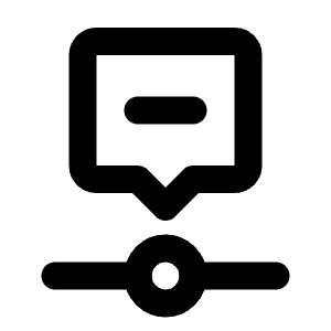 Timeline Event Minus Icon from Tabler Line Set