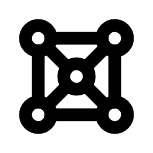 Topology Full Hierarchy Icon from Tabler Line Set