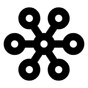 Topology Star 3 Icon from Tabler Line Set