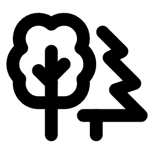 Trees Icon from Tabler Line Set