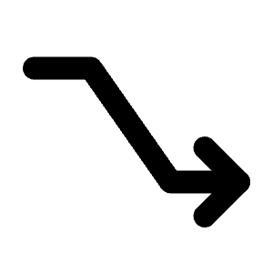 Trending Down 2 Icon from Tabler Line Set