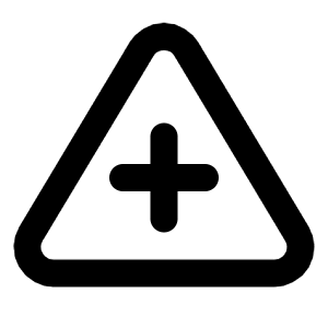 Triangle Plus Icon from Tabler Line Set