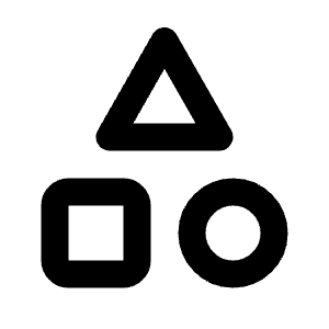 Triangle Square Circle Icon from Tabler Line Set