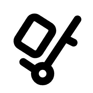 Trolley Icon from Tabler Line Set