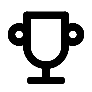 Trophy Icon from Tabler Line Set