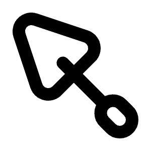 Trowel Icon from Tabler Line Set
