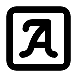 Typeface Icon from Tabler Line Set