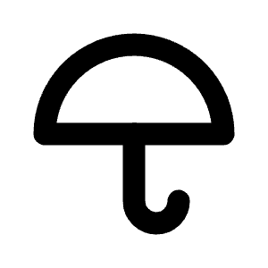 Umbrella Icon from Tabler Line Set