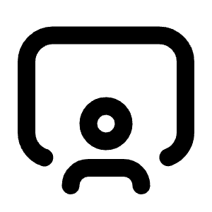 User Screen Icon from Tabler Line Set