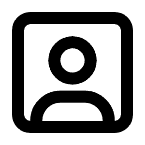 User Square Icon from Tabler Line Set