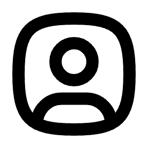 User Square Rounded Icon from Tabler Line Set