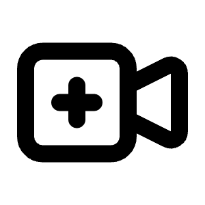 Video Plus Icon from Tabler Line Set