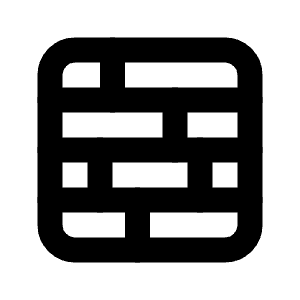 Wall Icon from Tabler Line Set