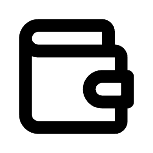 Wallet Icon from Tabler Line Set