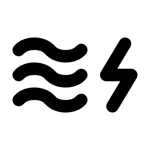 Waves Electricity Icon from Tabler Line Set