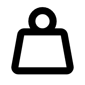 Weight Icon from Tabler Line Set