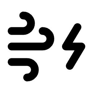 Wind Electricity Icon from Tabler Line Set
