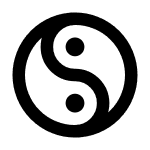 Yin Yang Icon from Tabler Line Set