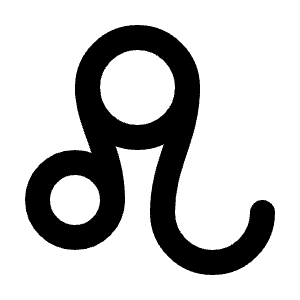 Zodiac Leo Icon from Tabler Line Set